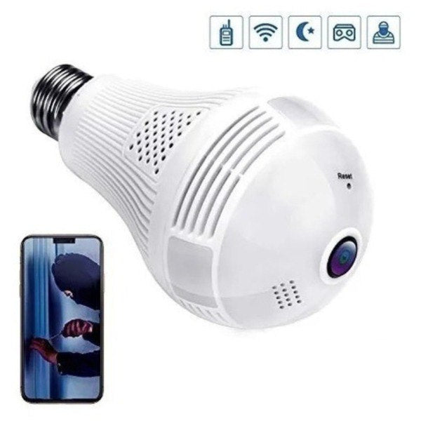 Camara Bombillo Fijo V380 Espia